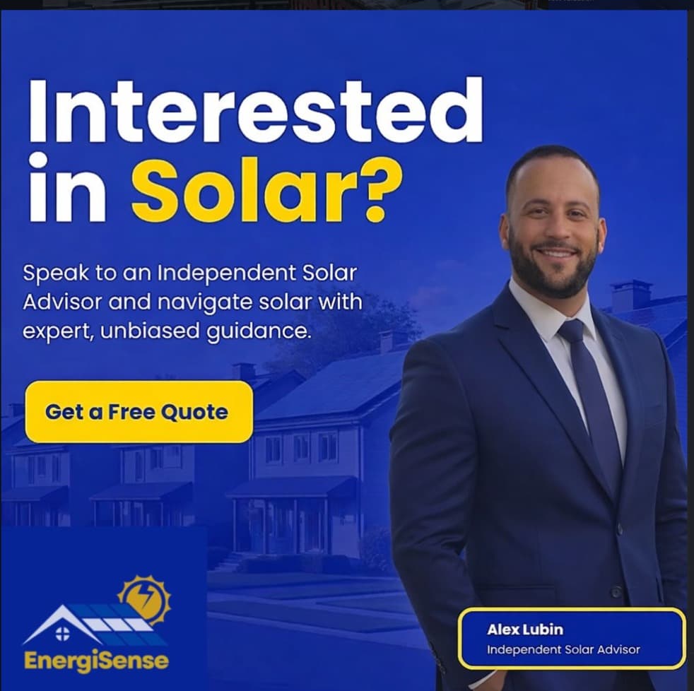 Alex Lubin — EnergiSense Independent Solar Advisor
